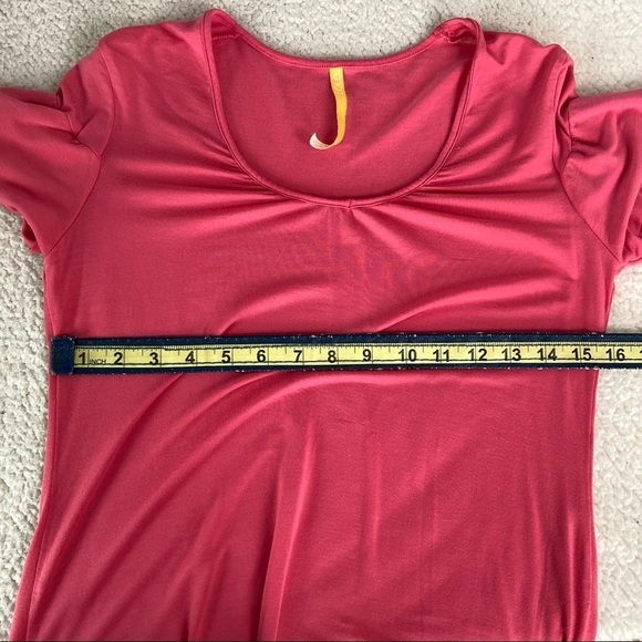Lole Lightweight Scoopneck Athletic Performance Short Sleeve Top Pink Small - Picture 8 of 10